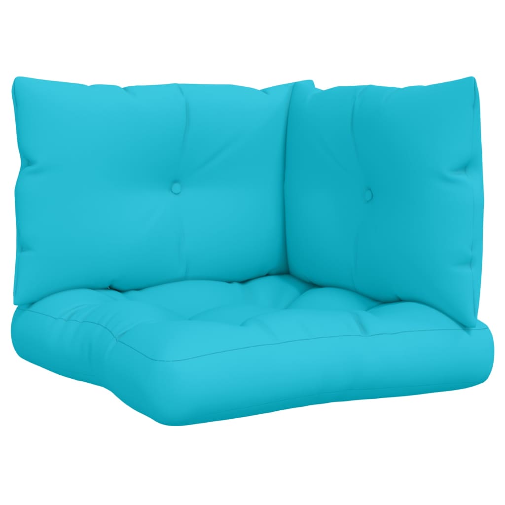 Palletkussens 3 st oxford stof turquoise is nu te koop bij PeponiXL, paradijselijk wonen!