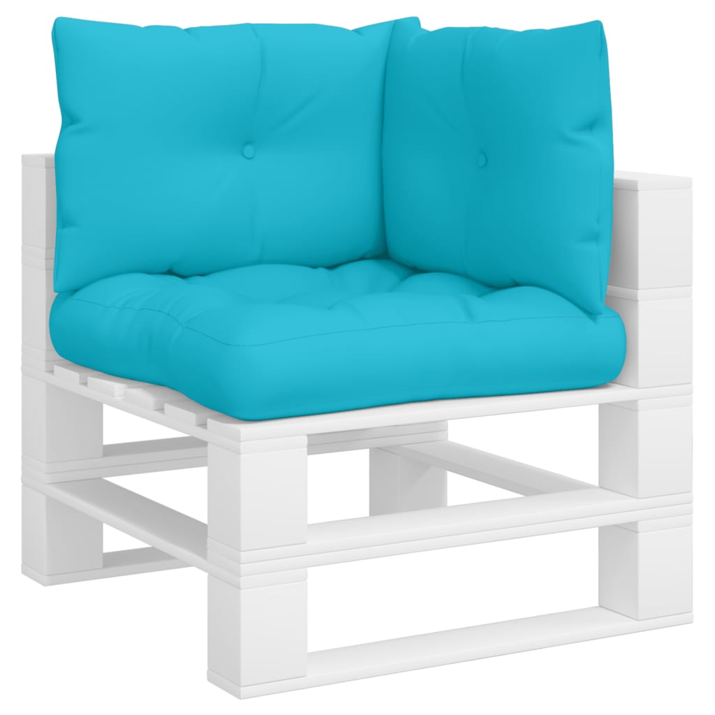 Palletkussens 3 st oxford stof turquoise is nu te koop bij PeponiXL, paradijselijk wonen!