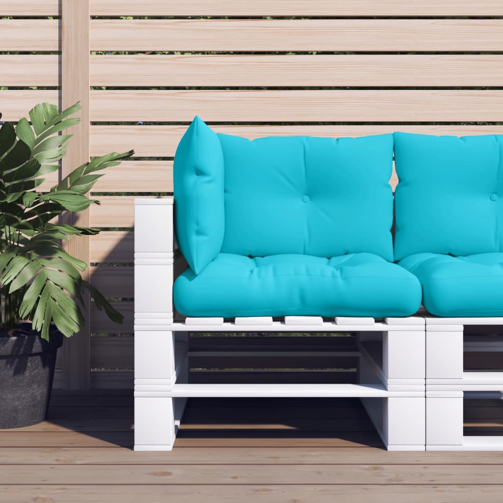 Palletkussens 3 st oxford stof turquoise is nu te koop bij PeponiXL, paradijselijk wonen!