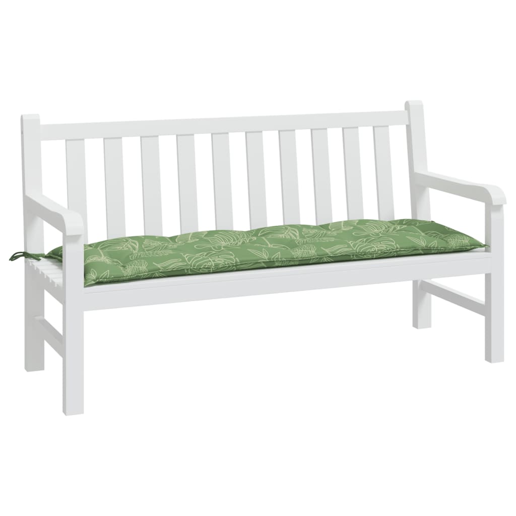 Tuinbankkussen 150x50x7 cm oxford stof bladpatroon is nu te koop bij PeponiXL, paradijselijk wonen!