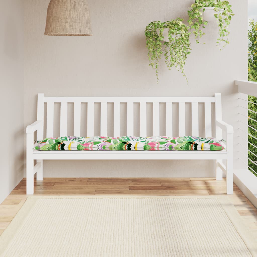 Tuinbankkussen 180x50x7 cm oxford stof meerkleurig is nu te koop bij PeponiXL, paradijselijk wonen!