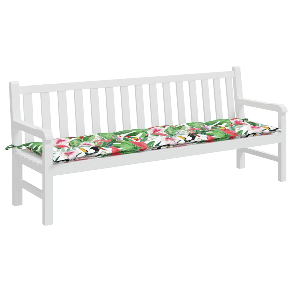 Tuinbankkussen 200x50x7 cm stof meerkleurig is nu te koop bij PeponiXL, paradijselijk wonen!