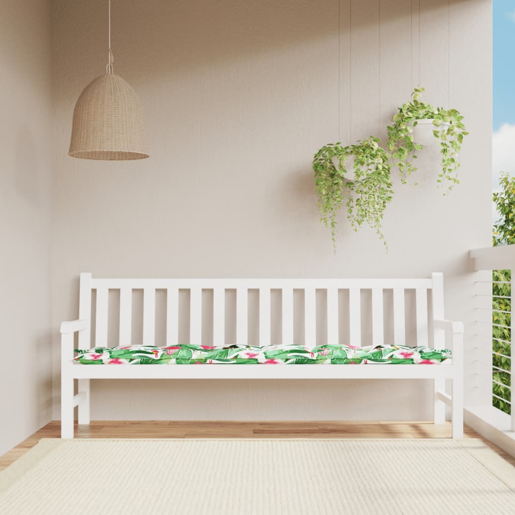 Tuinbankkussen 200x50x7 cm stof meerkleurig is nu te koop bij PeponiXL, paradijselijk wonen!