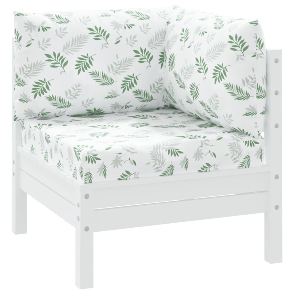 Palletkussens 3 st bladpatroon oxford stof is nu te koop bij PeponiXL, paradijselijk wonen!