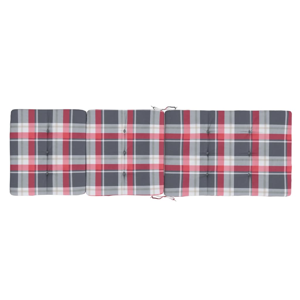 Terrasstoelkussens 2 st ruitpatroon oxford stof rood is nu te koop bij PeponiXL, paradijselijk wonen!