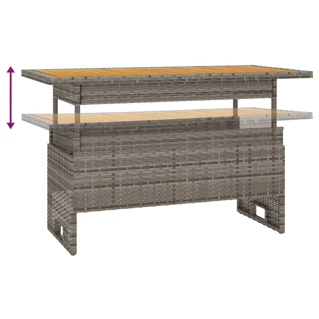 2-delige Loungeset met kussens poly rattan grijs is nu te koop bij PeponiXL, paradijselijk wonen!