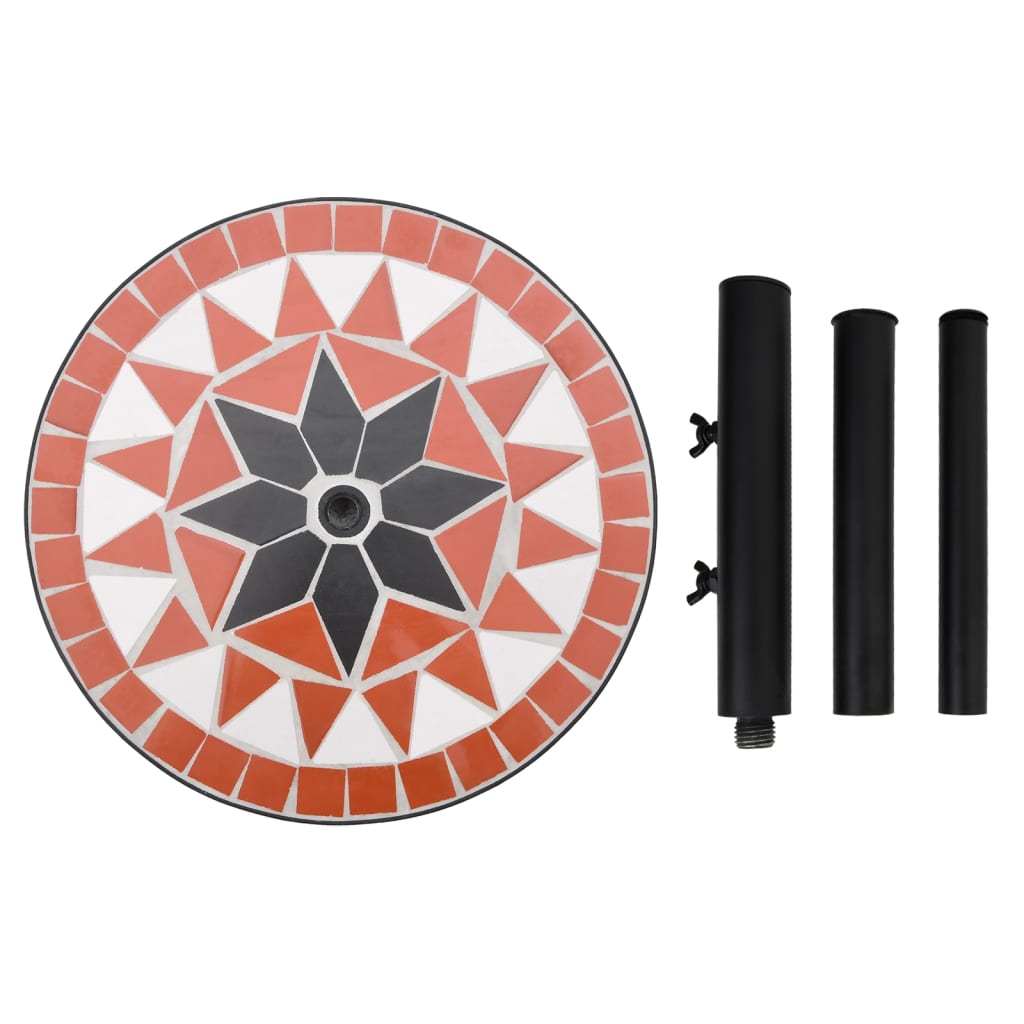 Parasolvoet rond 12 kg terracotta wit is nu te koop bij PeponiXL, paradijselijk wonen!