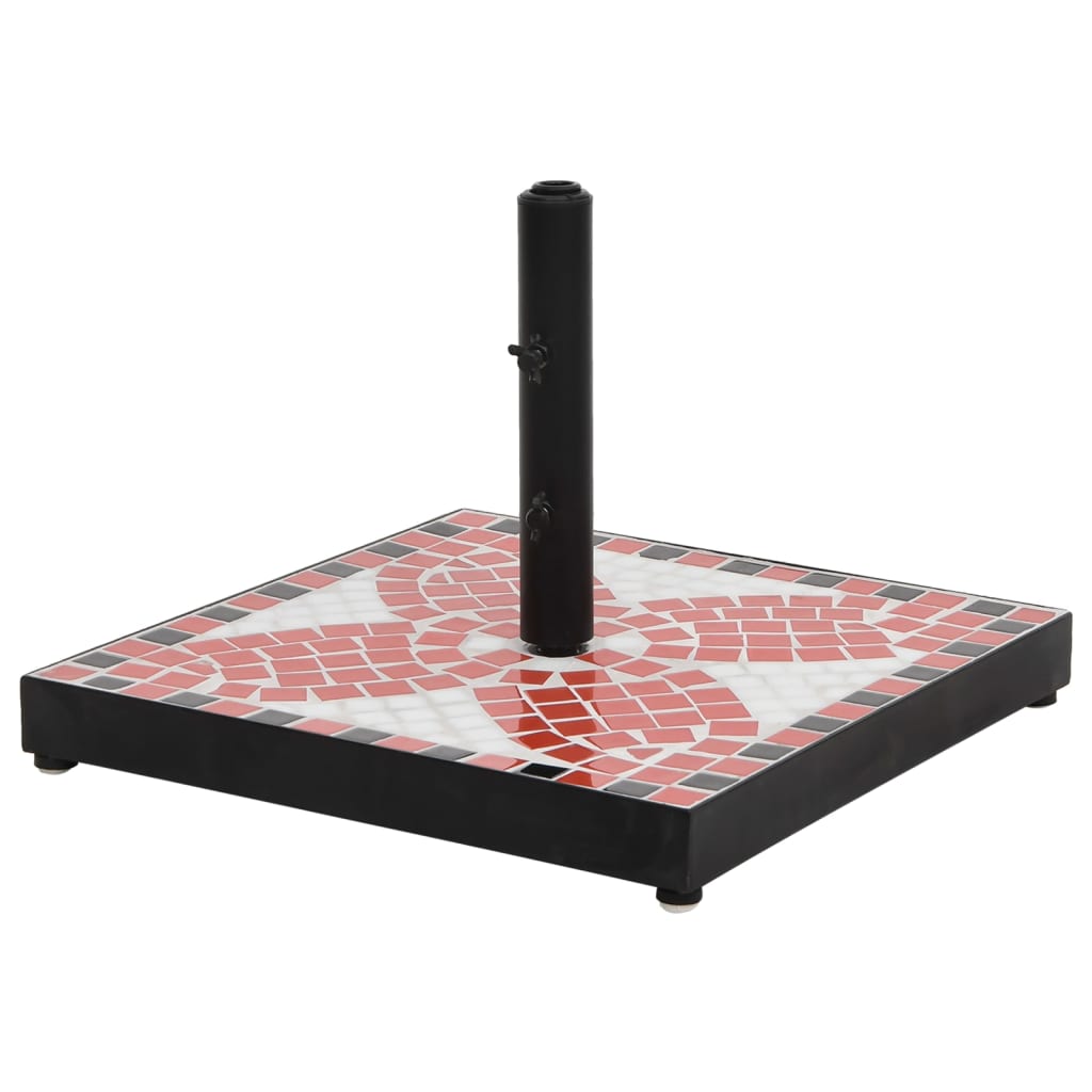 Parasolvoet vierkant 12 kg terracottakleurig wit is nu te koop bij PeponiXL, paradijselijk wonen!