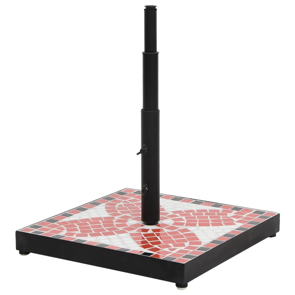 Parasolvoet vierkant 12 kg terracottakleurig wit is nu te koop bij PeponiXL, paradijselijk wonen!