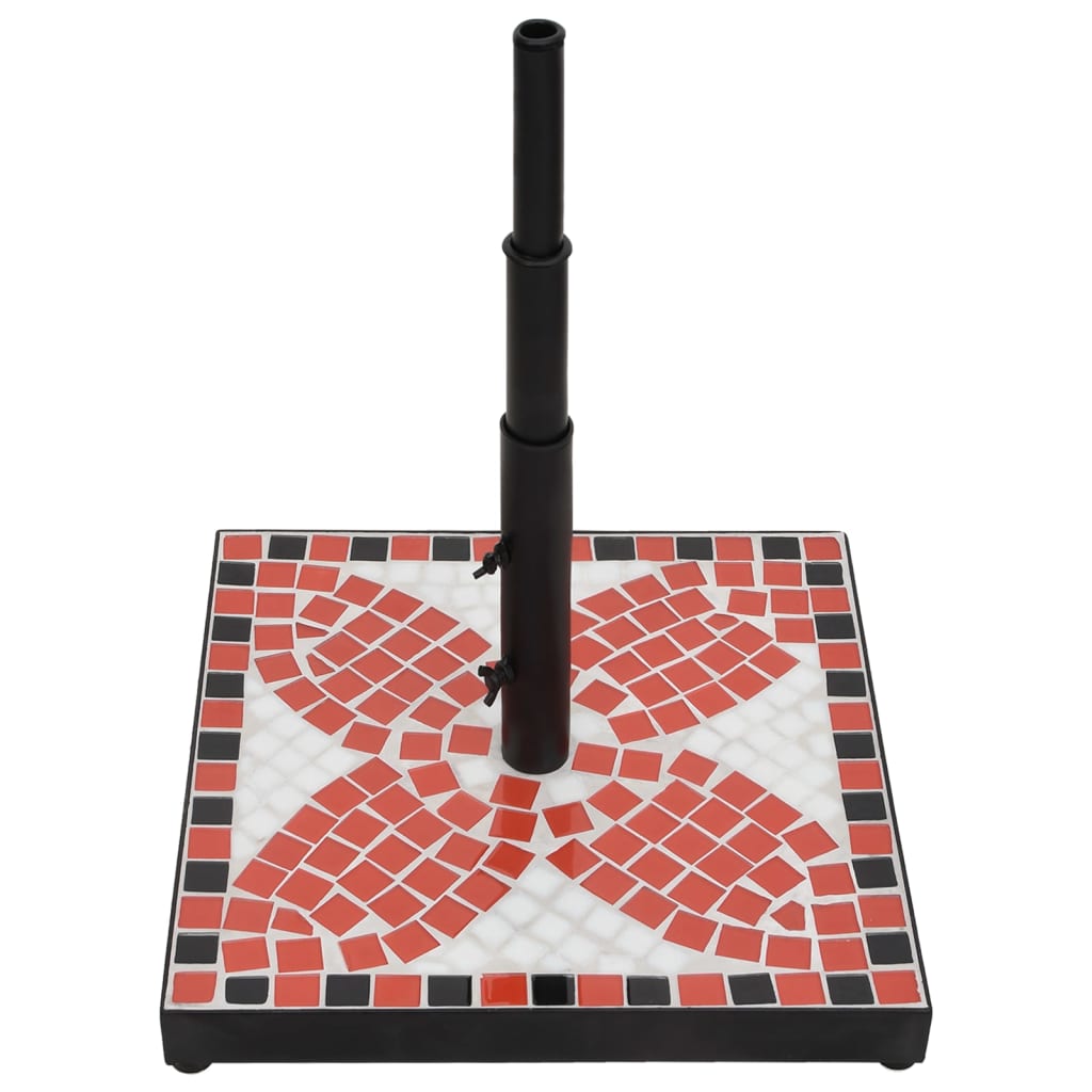 Parasolvoet vierkant 12 kg terracottakleurig wit is nu te koop bij PeponiXL, paradijselijk wonen!