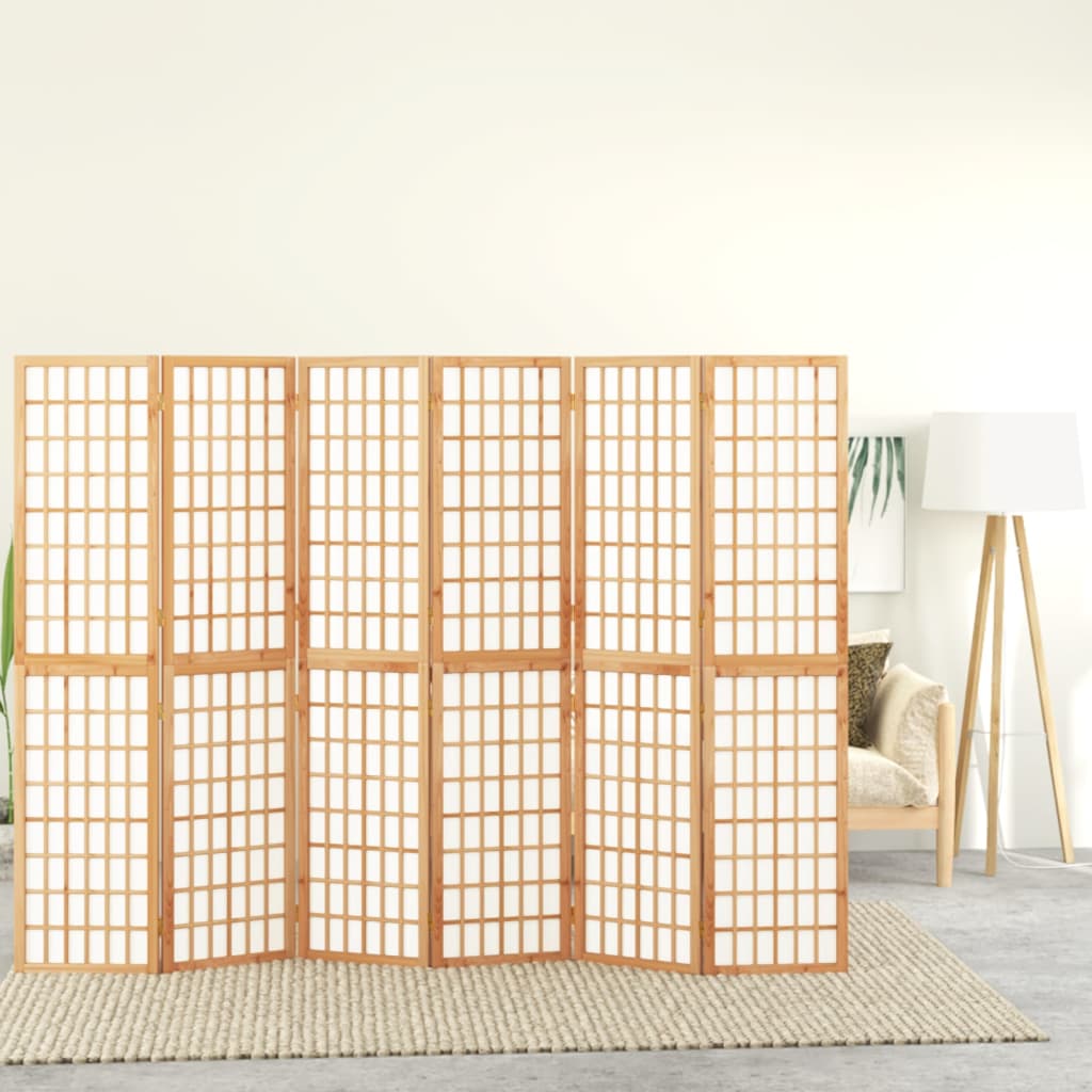 Kamerscherm inklapbaar 6 panelen Japanse stijl 240x170 cm is nu te koop bij PeponiXL, paradijselijk wonen!