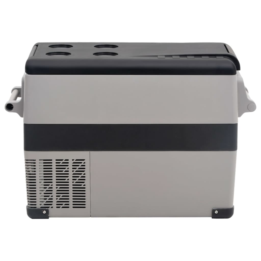 Koelbox met handvat 35 L PP & PE zwart en wit is nu te koop bij PeponiXL, paradijselijk wonen!