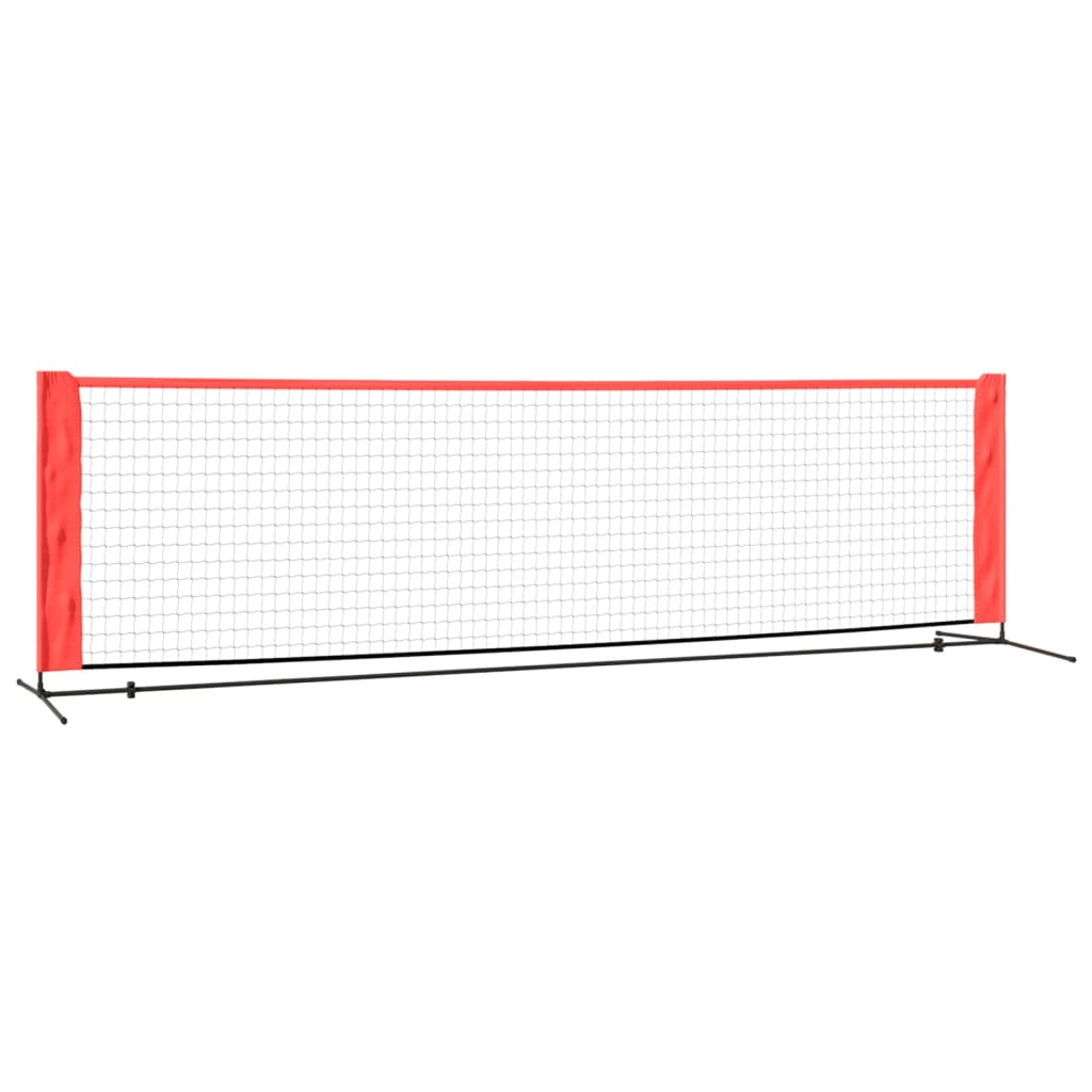 Tennisnet 300x100x87 cm polyester zwart en rood is nu te koop bij PeponiXL, paradijselijk wonen!