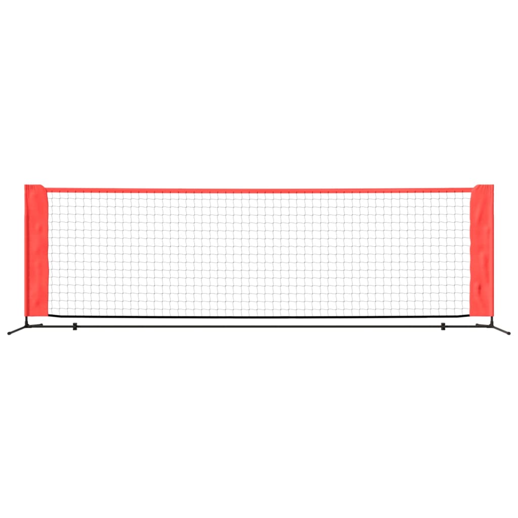 Tennisnet 300x100x87 cm polyester zwart en rood is nu te koop bij PeponiXL, paradijselijk wonen!