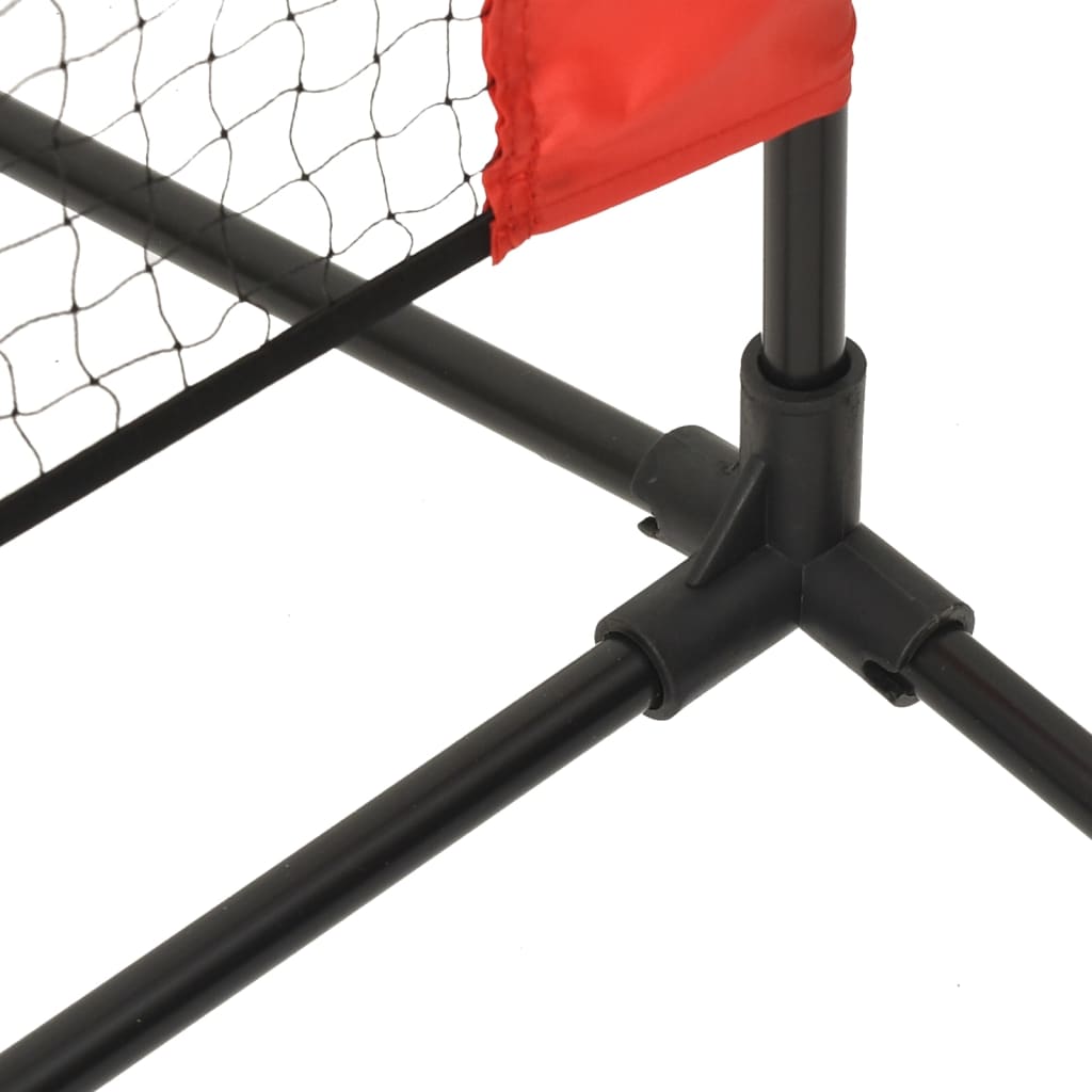 Tennisnet 300x100x87 cm polyester zwart en rood is nu te koop bij PeponiXL, paradijselijk wonen!