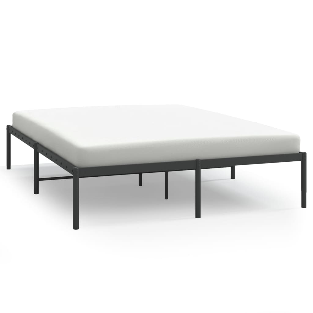 Bedframe metaal zwart 160x200 cm is nu te koop bij PeponiXL, paradijselijk wonen!