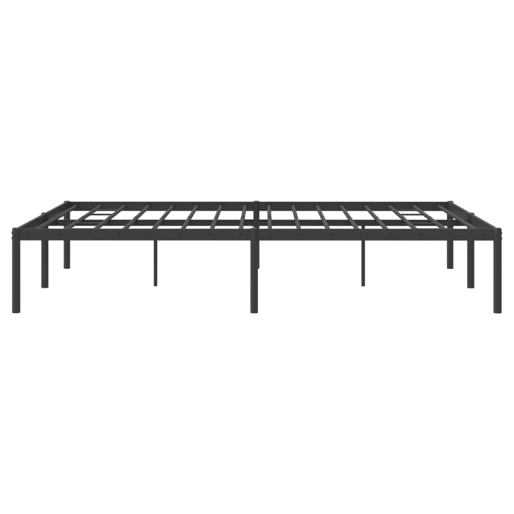 Bedframe metaal zwart 160x200 cm is nu te koop bij PeponiXL, paradijselijk wonen!
