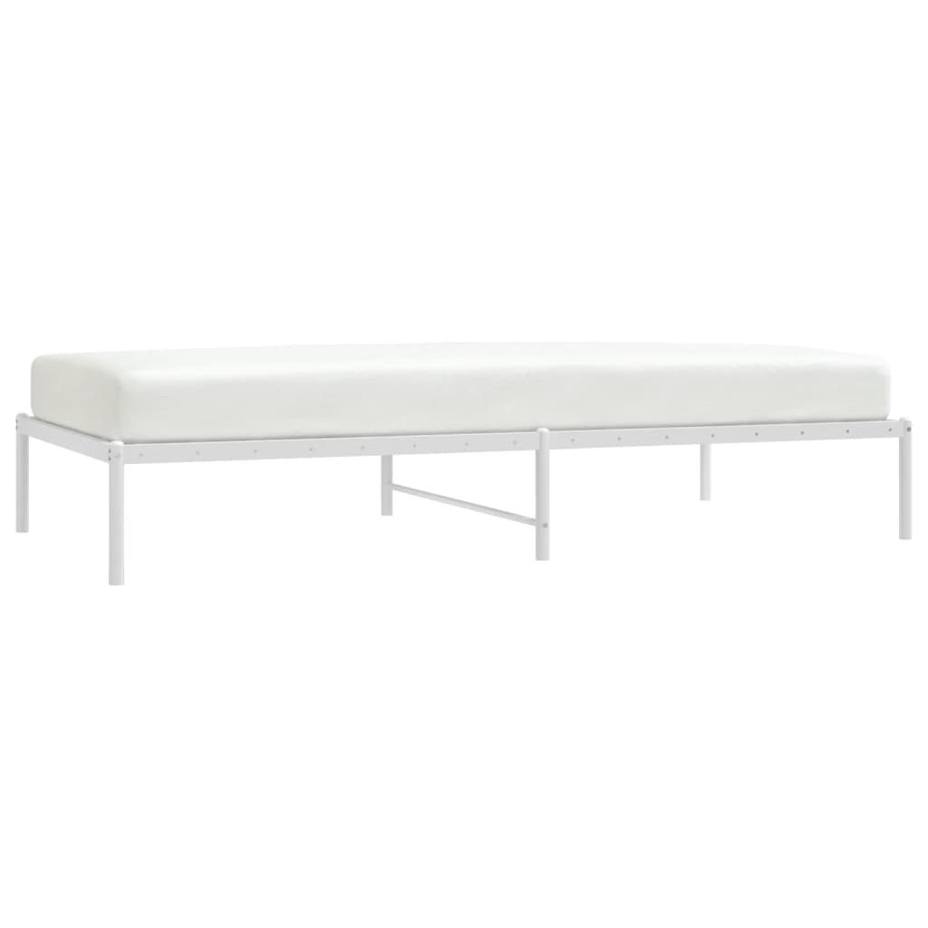 Bedframe metaal wit 100x200 cm is nu te koop bij PeponiXL, paradijselijk wonen!
