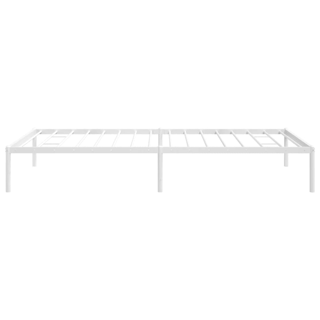 Bedframe metaal wit 100x200 cm is nu te koop bij PeponiXL, paradijselijk wonen!