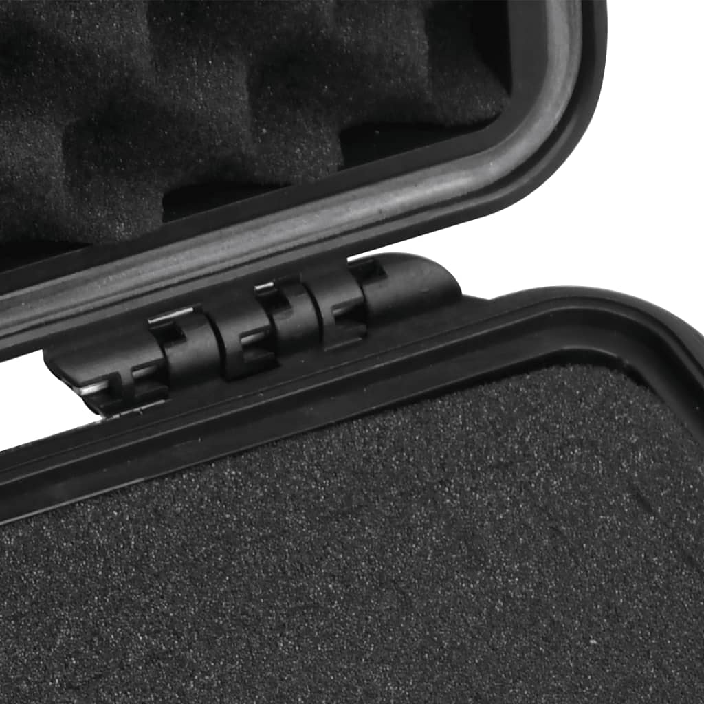 Flightcase draagbaar 30x22x10 cm PP zwart is nu te koop bij PeponiXL, paradijselijk wonen!