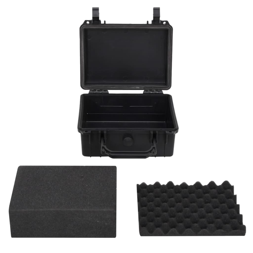 Flightcase draagbaar 24x19x11 cm PP zwart is nu te koop bij PeponiXL, paradijselijk wonen!