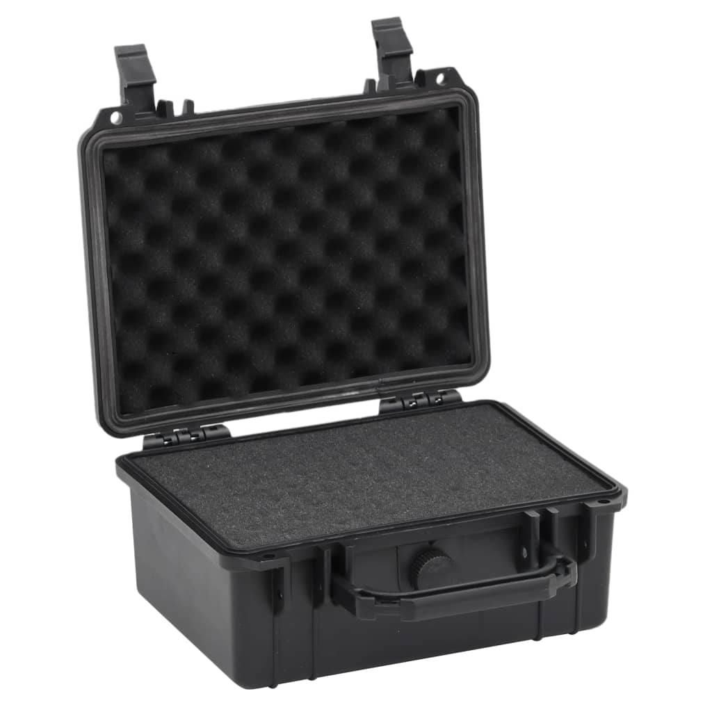 Flightcase draagbaar 24x19x11 cm PP zwart is nu te koop bij PeponiXL, paradijselijk wonen!