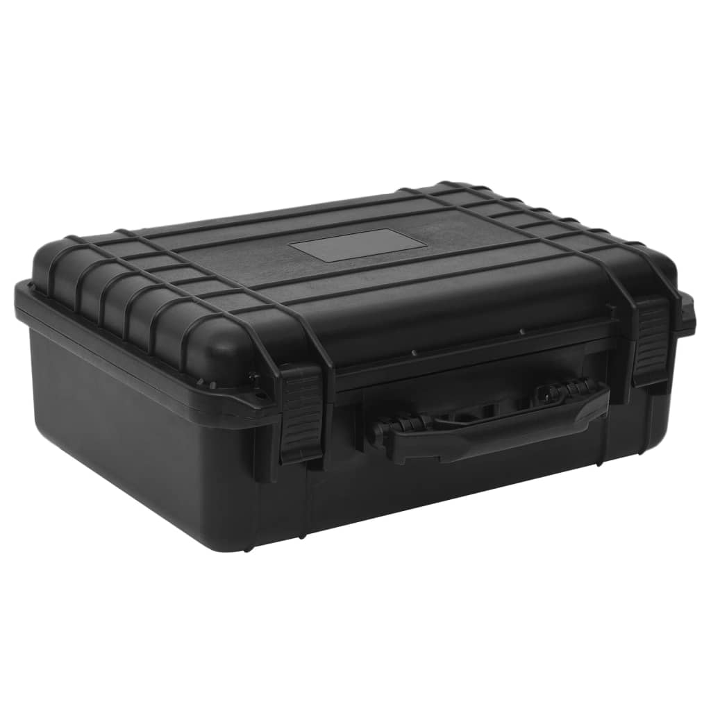 Flightcase draagbaar 47x36x18 cm PP zwart is nu te koop bij PeponiXL, paradijselijk wonen!