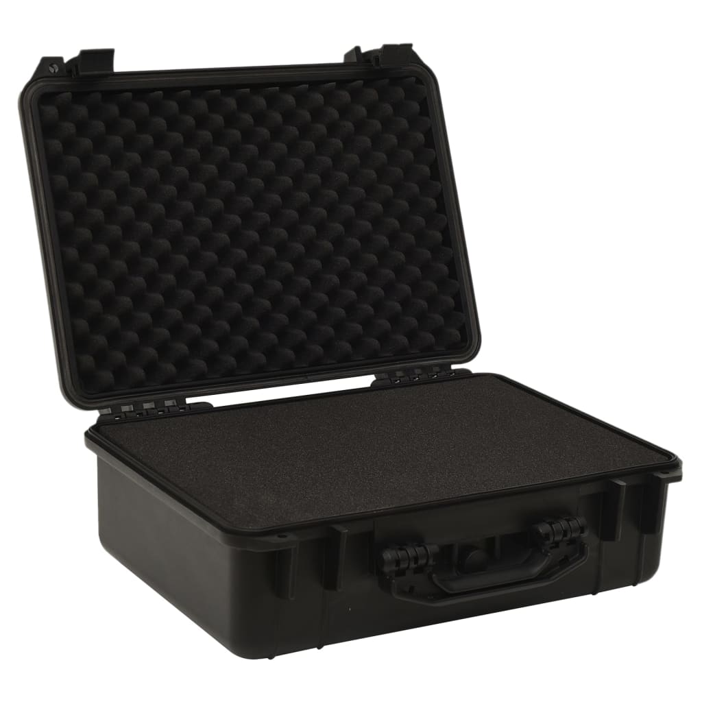Flightcase draagbaar 47x36x18 cm PP zwart is nu te koop bij PeponiXL, paradijselijk wonen!