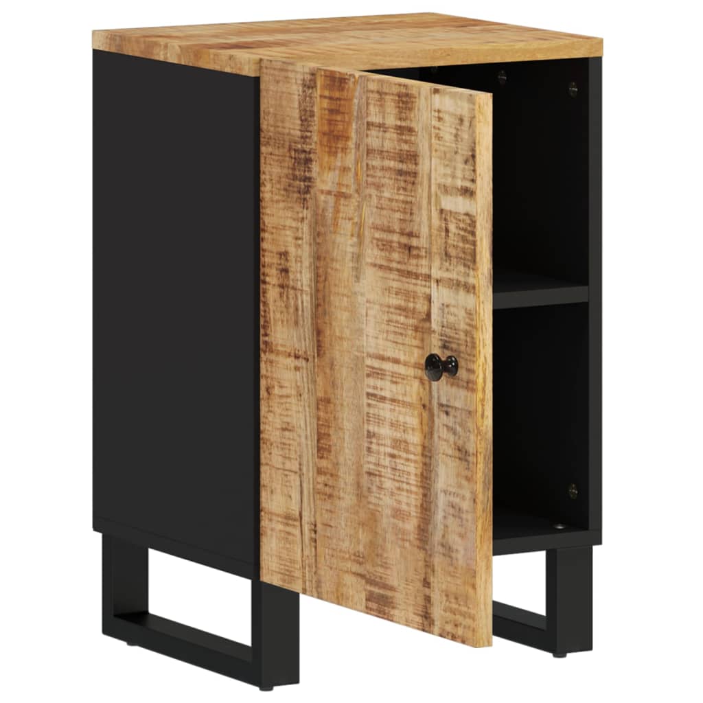Badkamerkast 38x33x58 cm massief mangohout is nu te koop bij PeponiXL, paradijselijk wonen!