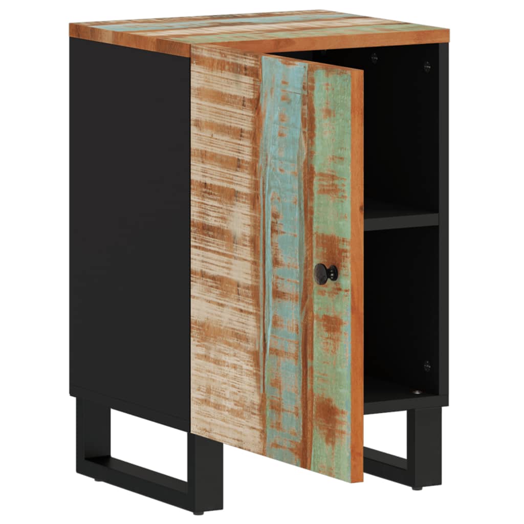 Badkamerkast 38x33x58 cm massief recycled hout is nu te koop bij PeponiXL, paradijselijk wonen!