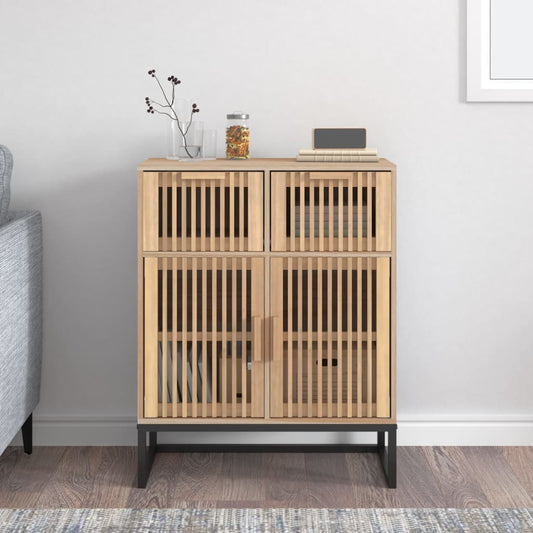 Dressoir 60x30x75 cm bewerkt hout is nu te koop bij PeponiXL, paradijselijk wonen!