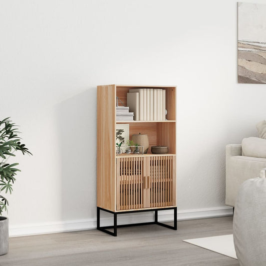 Hoge kast 60x35x125 cm bewerkt hout is nu te koop bij PeponiXL, paradijselijk wonen!