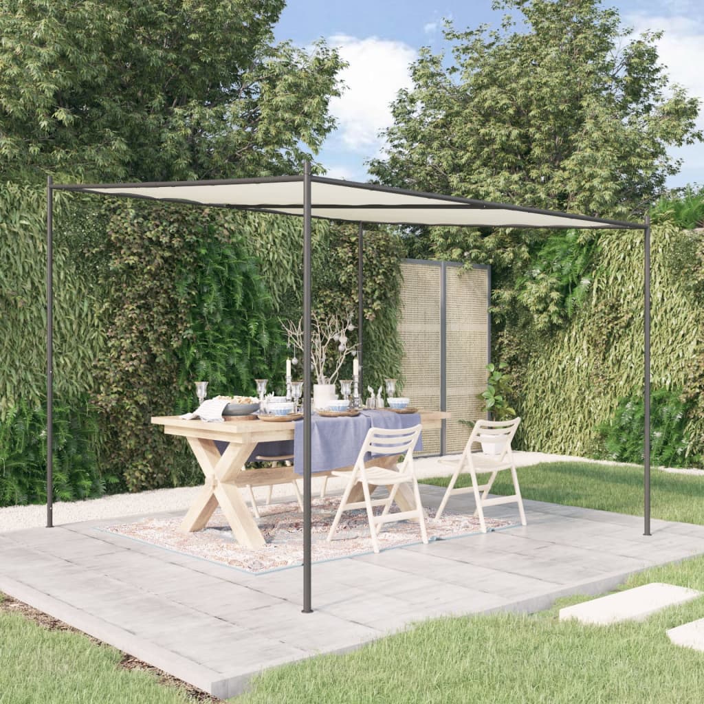 Prieel 3x3 m 180 g/m² stof en staal wit is nu te koop bij PeponiXL, paradijselijk wonen!