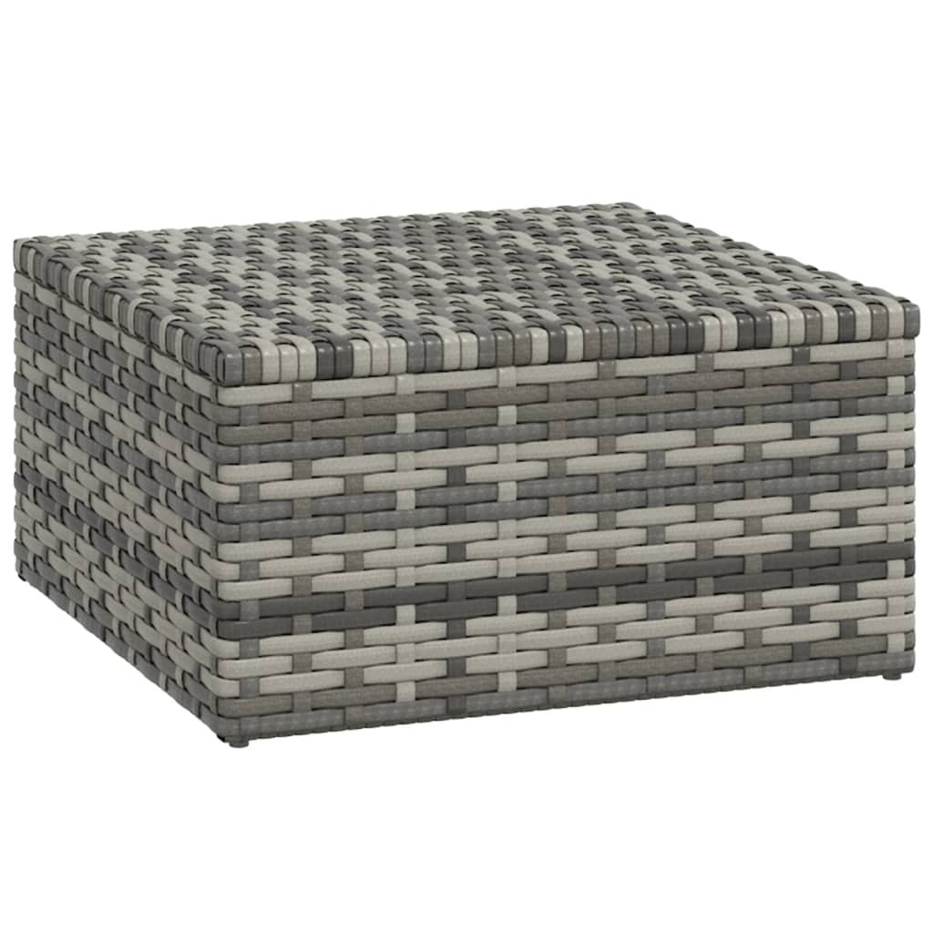 3-delige Loungeset met kussens poly rattan grijs is nu te koop bij PeponiXL, paradijselijk wonen!