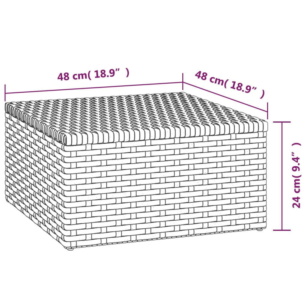 3-delige Loungeset met kussens poly rattan grijs is nu te koop bij PeponiXL, paradijselijk wonen!