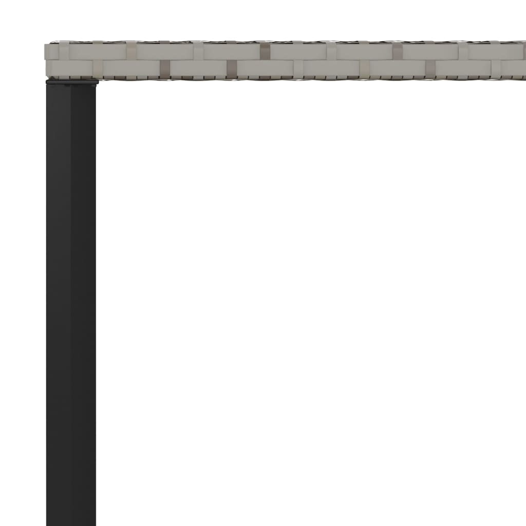 2-delige Tuinset met kussens poly rattan grijs is nu te koop bij PeponiXL, paradijselijk wonen!