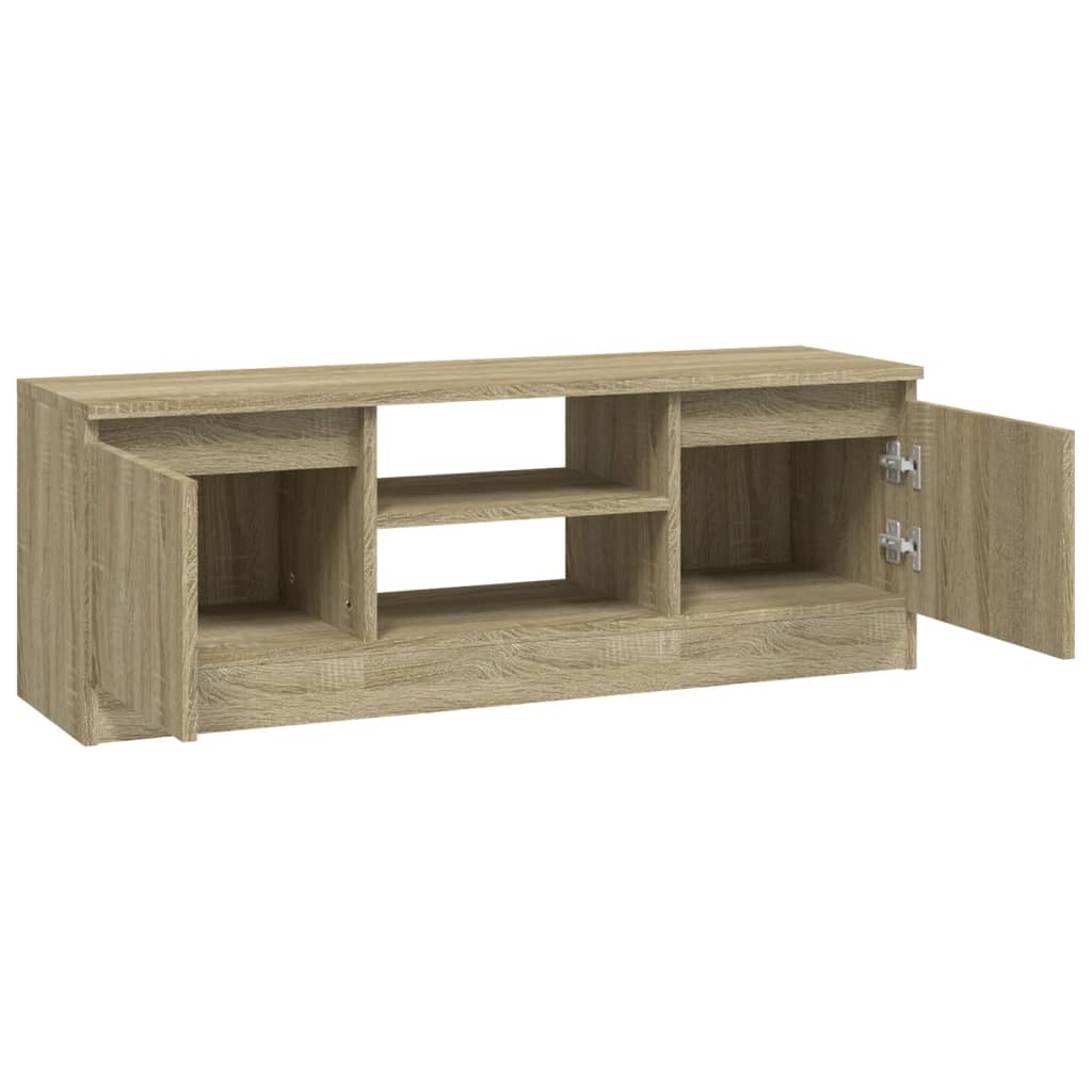 Tv-meubel met deur 102x30x36 cm sonoma eikenkleurig is nu te koop bij PeponiXL, paradijselijk wonen!