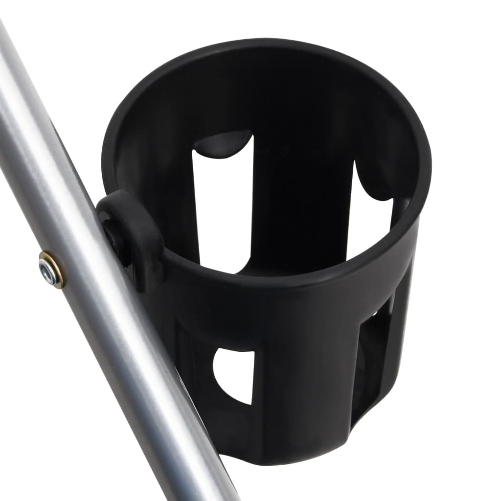 Hondenwagen inklapbaar 76x50x100 cm oxford stof grijs is nu te koop bij PeponiXL, paradijselijk wonen!