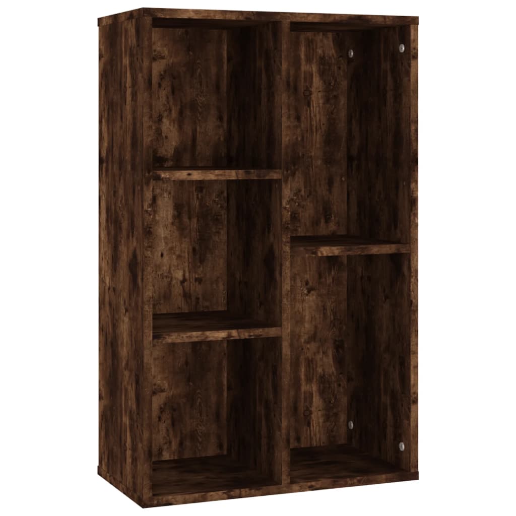 Boekenkast/dressoir 50x25x80 cm bewerkt hout gerookt eikenkleur is nu te koop bij PeponiXL, paradijselijk wonen!