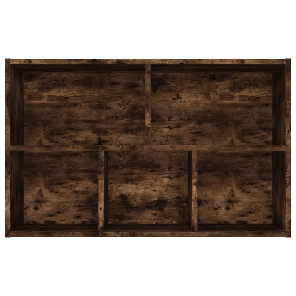 Boekenkast/dressoir 50x25x80 cm bewerkt hout gerookt eikenkleur is nu te koop bij PeponiXL, paradijselijk wonen!