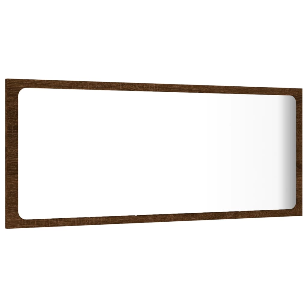 2-delige Badkamermeubelset bewerkt hout bruin eikenkleur is nu te koop bij PeponiXL, paradijselijk wonen!