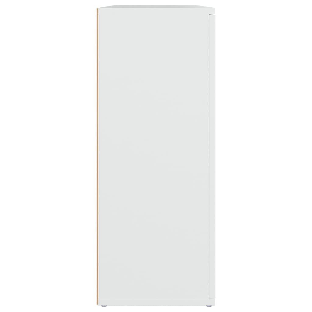 Dressoir 91x29,5x75 cm bewerkt hout wit is nu te koop bij PeponiXL, paradijselijk wonen!