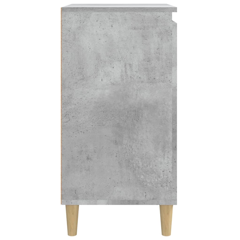Nachtkastjes 2 st 40x35x70 cm bewerkt hout betongrijs is nu te koop bij PeponiXL, paradijselijk wonen!