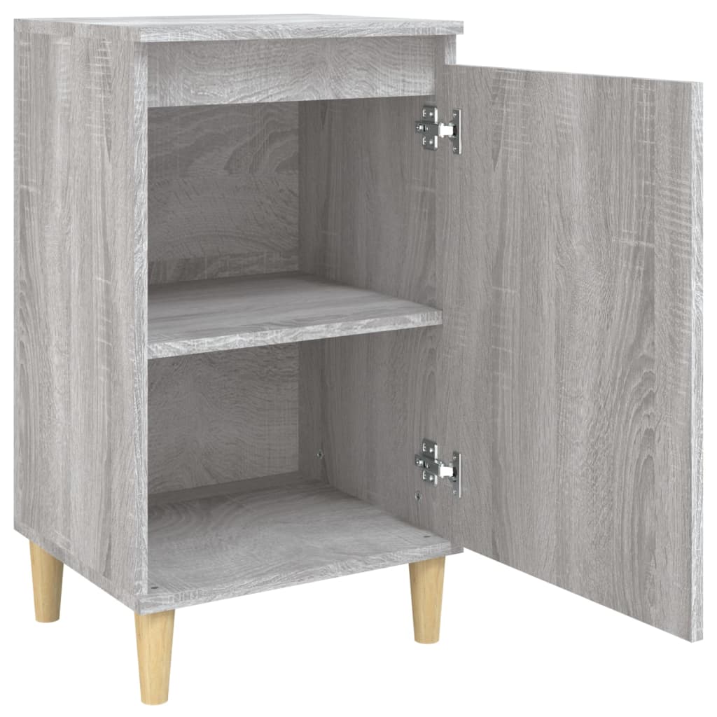 Nachtkastjes 2 st 40x35x70 cm bewerkt hout grijs sonoma eiken is nu te koop bij PeponiXL, paradijselijk wonen!