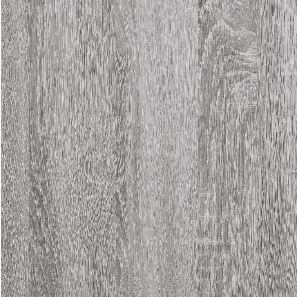 Nachtkastje 40x35x70 cm bewerkt hout grijs sonoma eikenkleurig is nu te koop bij PeponiXL, paradijselijk wonen!