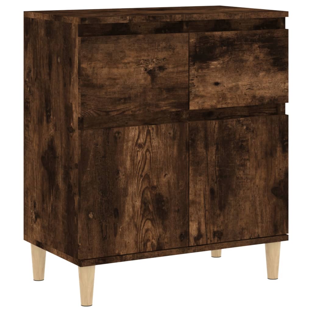 Dressoir 60x35x70 cm bewerkt hout gerookt eikenkleurig is nu te koop bij PeponiXL, paradijselijk wonen!