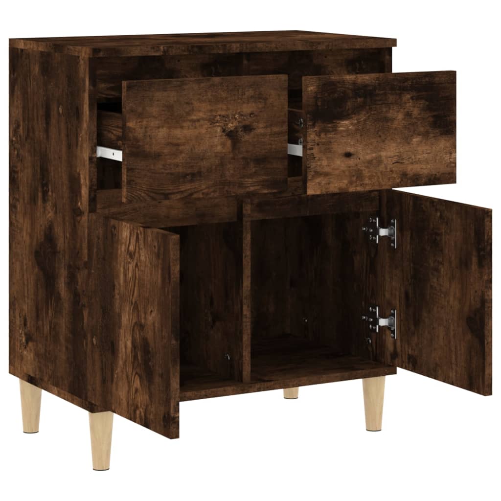 Dressoir 60x35x70 cm bewerkt hout gerookt eikenkleurig is nu te koop bij PeponiXL, paradijselijk wonen!