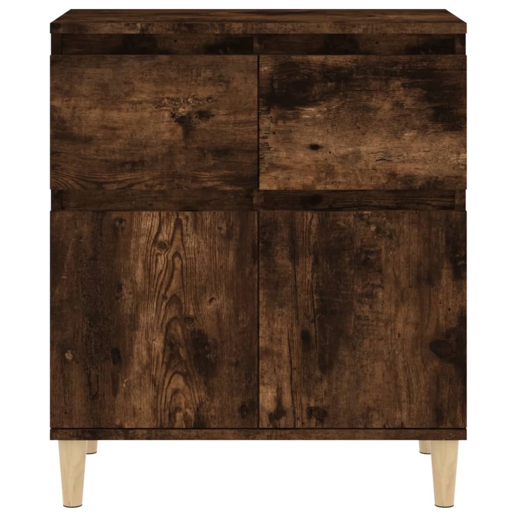 Dressoir 60x35x70 cm bewerkt hout gerookt eikenkleurig is nu te koop bij PeponiXL, paradijselijk wonen!
