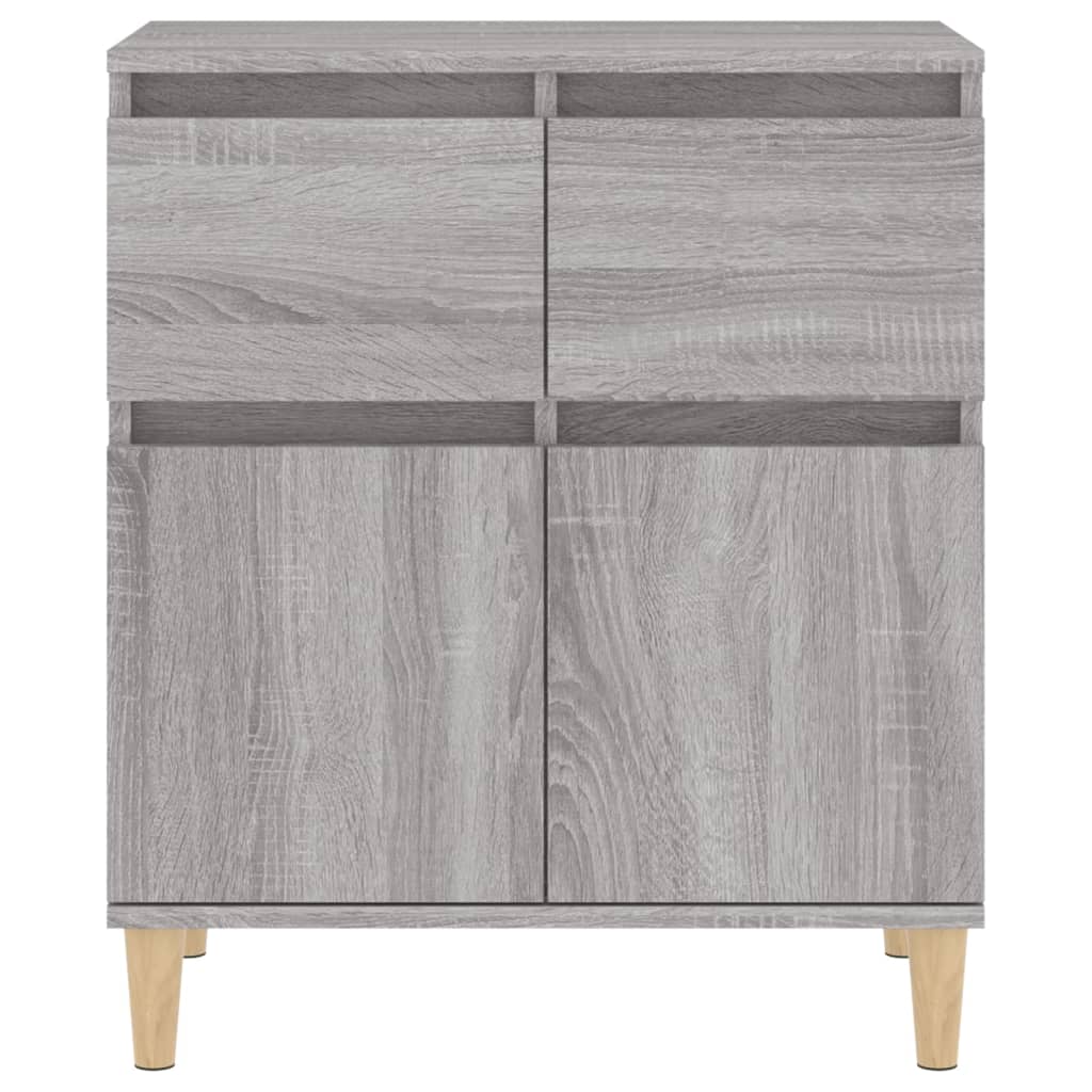Dressoir 60x35x70 cm bewerkt hout grijs sonoma eikenkleurig is nu te koop bij PeponiXL, paradijselijk wonen!