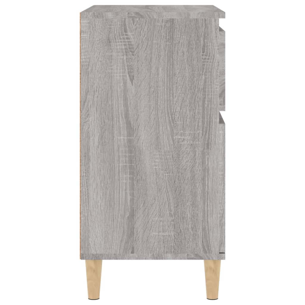 Dressoir 60x35x70 cm bewerkt hout grijs sonoma eikenkleurig is nu te koop bij PeponiXL, paradijselijk wonen!